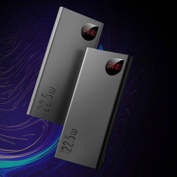 Baseus Adaman  | Power Bank 10000mAh 22.5W z szybkim ładowaniem i wyświetlaczem