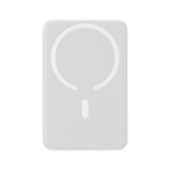 Baseus Magnetic Mini Wireless Fast Charge Power Bank 10000mAh 20W White（With Baseus Simple wiring Type-C to Type-C 60W（20V/3A）30