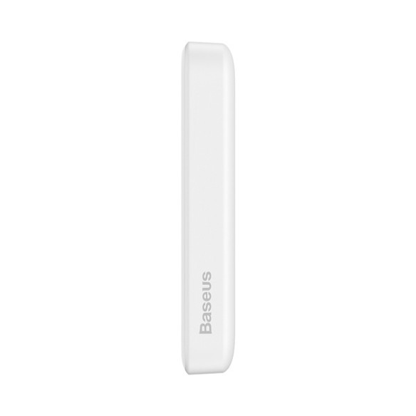 Baseus Magnetic Mini Wireless Fast Charge Power Bank 10000mAh 20W White（With Baseus Simple wiring Type-C to Type-C 60W（20V/3A）30