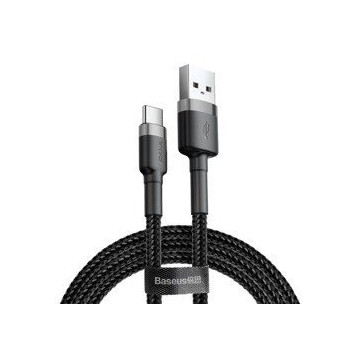 Baseus Cafule Cable | Kabel nylonowy USB USB-C Type-C Quick Charge 3.0 2A 200cm 
