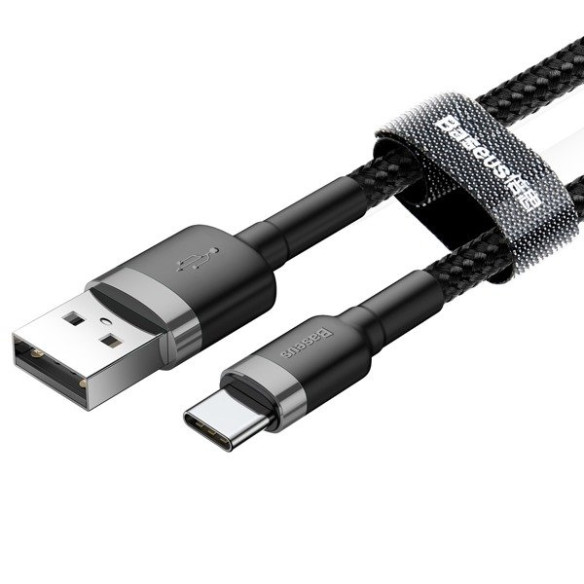 Baseus Cafule Cable | Kabel nylonowy USB USB-C Type-C Quick Charge 3.0 2A 200cm 