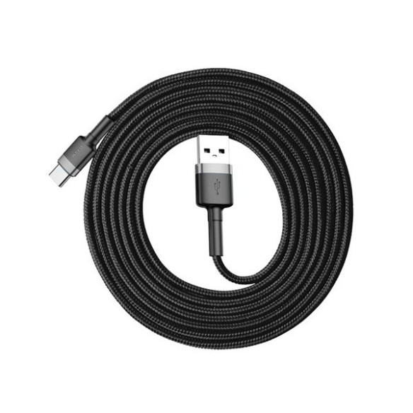 Baseus Cafule Cable | Kabel nylonowy USB USB-C Type-C Quick Charge 3.0 2A 200cm 