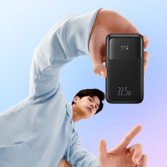 Baseus Comet Series | Power Bank z wbudowanymi kablami USB-C Lightning 10000mAh 22.5W PD QC