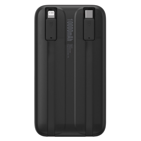 Baseus Comet Series | Power Bank z wbudowanymi kablami USB-C Lightning 10000mAh 22.5W PD QC