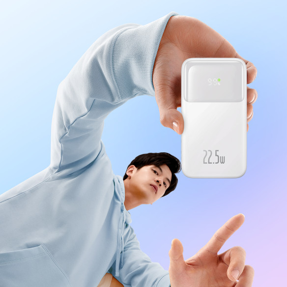 Baseus Comet Series | Power Bank z wbudowanymi kablami USB-C Lightning 10000mAh 22.5W PD QC