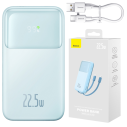 Baseus Comet Series | Power Bank z wbudowanymi kablami USB-C Lightning 10000mAh 22.5W PD QC