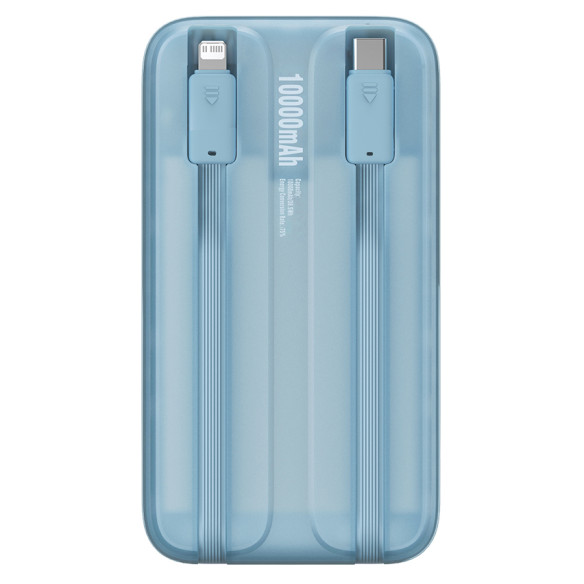 Baseus Comet Series | Power Bank z wbudowanymi kablami USB-C Lightning 10000mAh 22.5W PD QC