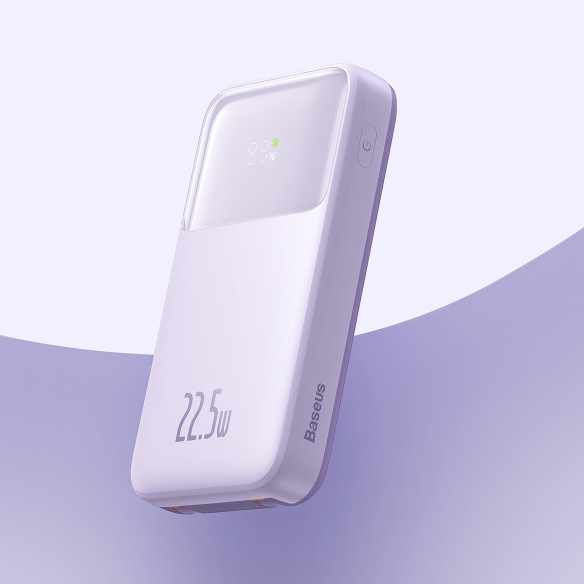 Baseus Comet Series | Power Bank z wbudowanymi kablami USB-C Lightning 10000mAh 22.5W PD QC