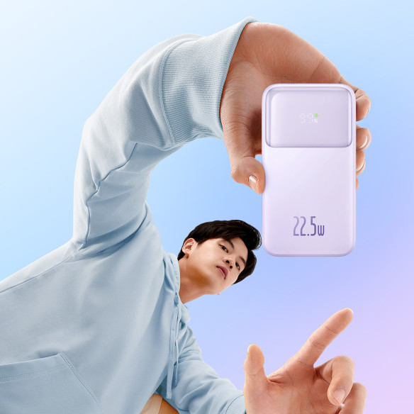 Baseus Comet Series | Power Bank z wbudowanymi kablami USB-C Lightning 10000mAh 22.5W PD QC