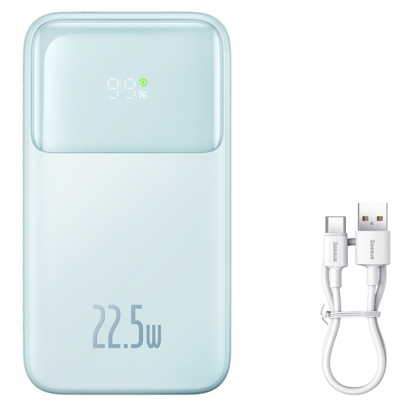 Baseus Comet Series | Power Bank z wbudowanymi kablami USB-C Lightning 20000mAh 22.5W PD QC