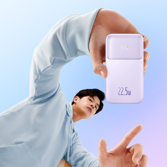 Baseus Comet Series | Power Bank z wbudowanymi kablami USB-C Lightning 20000mAh 22.5W PD QC