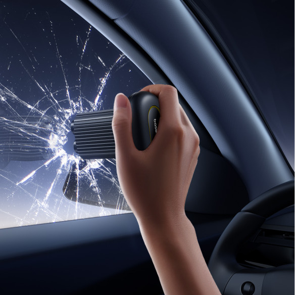 Baseus GoTrip DT1 | Młotek bezpieczeństwa, życia + Nóż do cięcia pasów 2w1