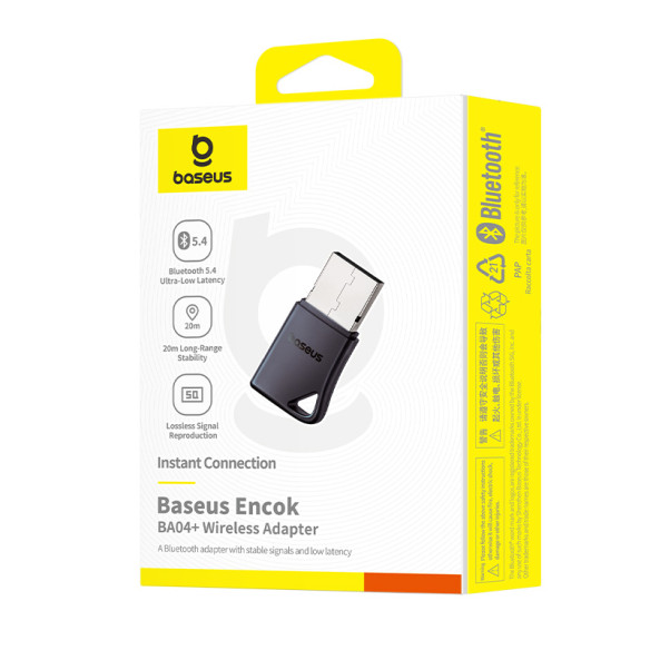 Baseus Encok BA04+ | Odbiornik / Nadajnik Bluetooth Adapter BT 5.4