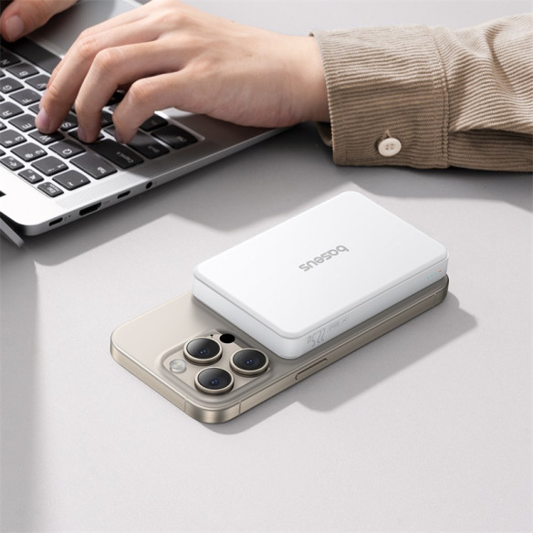Baseus Airpow Ⅱ Qi2 | Power Bank z ładowaniem bezprzewodowym Qi2 USB USB-C 22.5W 10000mAh