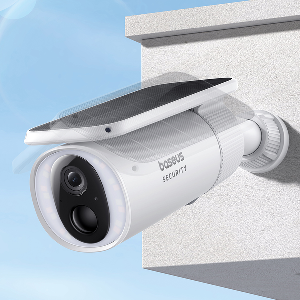 Baseus Security S1 | Kamera bezprzewodowa, Monitoring 2K z trybem nocnym i mikrofonem 8GB pamięci , Solarna