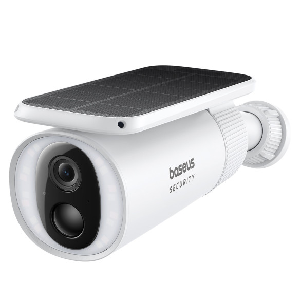 Baseus Security S1 | Kamera bezprzewodowa, Monitoring 2K z trybem nocnym i mikrofonem 8GB pamięci , Solarna