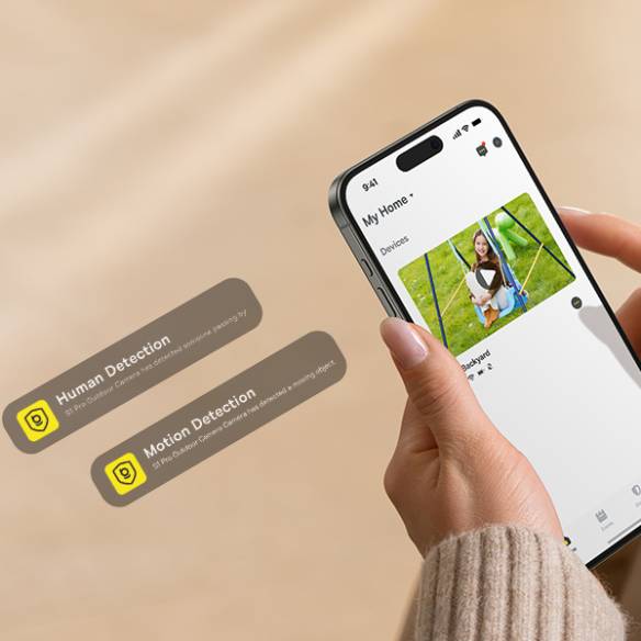 Baseus Security S1 | Kamera bezprzewodowa, Monitoring 2K z trybem nocnym i mikrofonem 8GB pamięci , Solarna