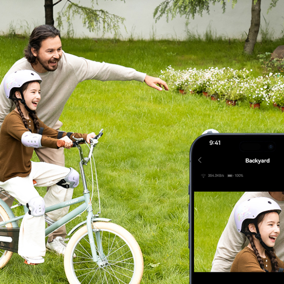 Baseus Security S1 | Kamera bezprzewodowa, Monitoring 2K z trybem nocnym i mikrofonem 8GB pamięci , Solarna