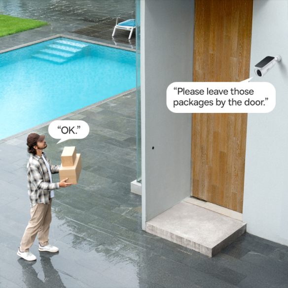 Baseus Security S1 | Kamera bezprzewodowa, Monitoring 2K z trybem nocnym i mikrofonem 8GB pamięci , Solarna