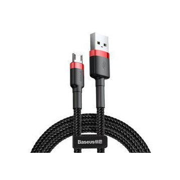 Baseus Cafule Cable | Nylonowy kabel przewód USB - Micro USB dwustronny 1.5A 2M 