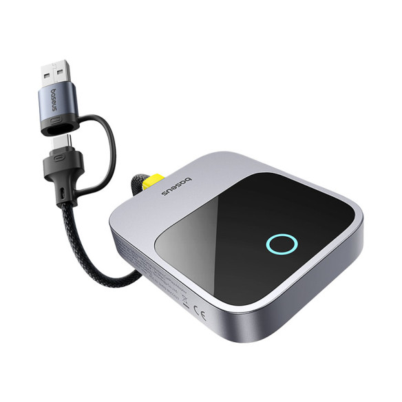 Baseus SafeJourney | Adapter bezprzewodowy do Apple AudioCar do iPhone, Bluetooth WiFi