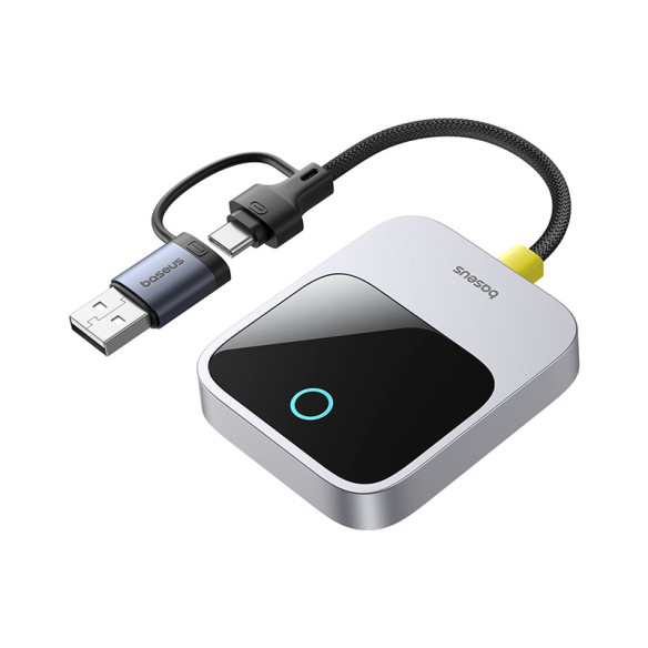 Baseus SafeJourney | Adapter bezprzewodowy do Apple AudioCar do iPhone, Bluetooth WiFi