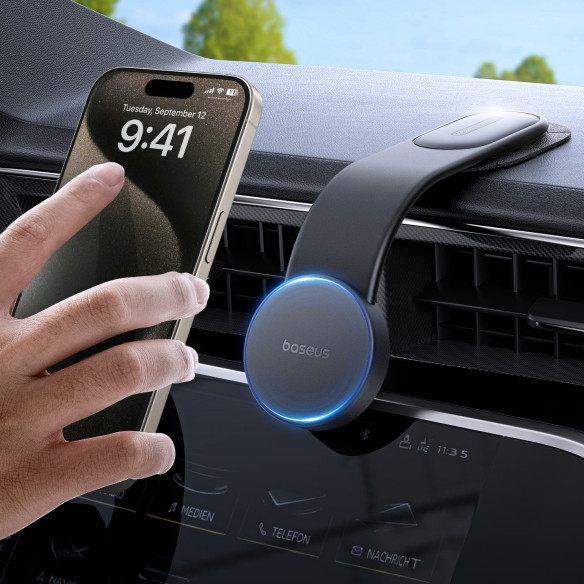 Baseus C02  | Uchwyt magnetyczny elastyczny samochodowy na kokpit do telefonu