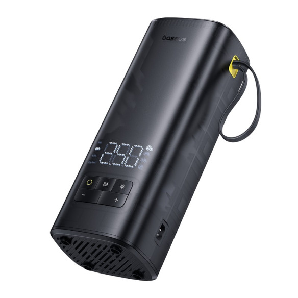 Baseus SuperMini Mega Series | Pompka samochodowa, sprężarka, kompresor do samochodu 120W + końcówki