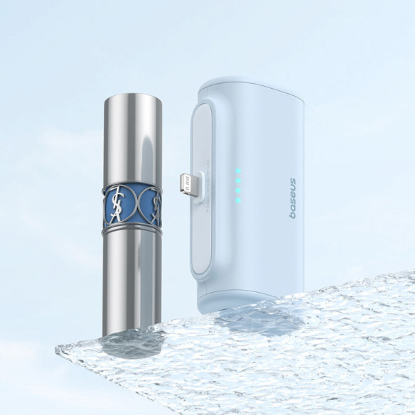 Baseus Compact | Mały Power Bank 5000mAh z szybkim ładowaniem 20W PD USB-C Lightning