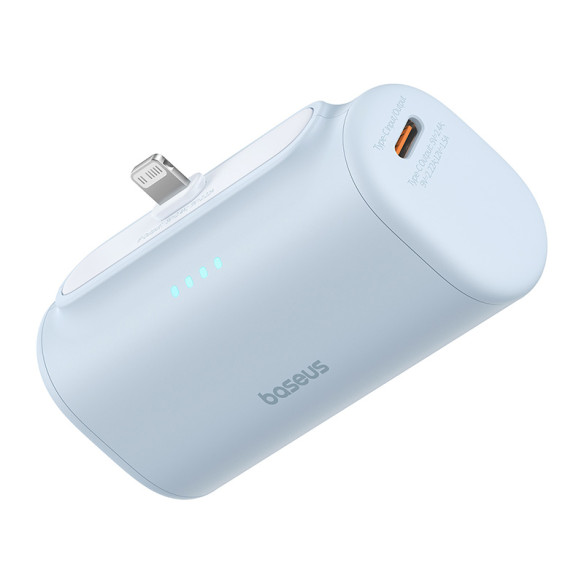 Baseus Compact | Mały Power Bank 5000mAh z szybkim ładowaniem 20W PD USB-C Lightning