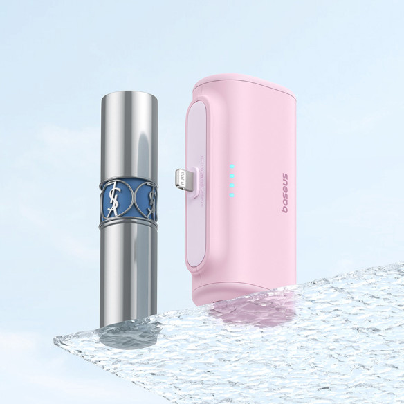 Baseus Compact | Mały Power Bank 5000mAh z szybkim ładowaniem 20W PD USB-C Lightning