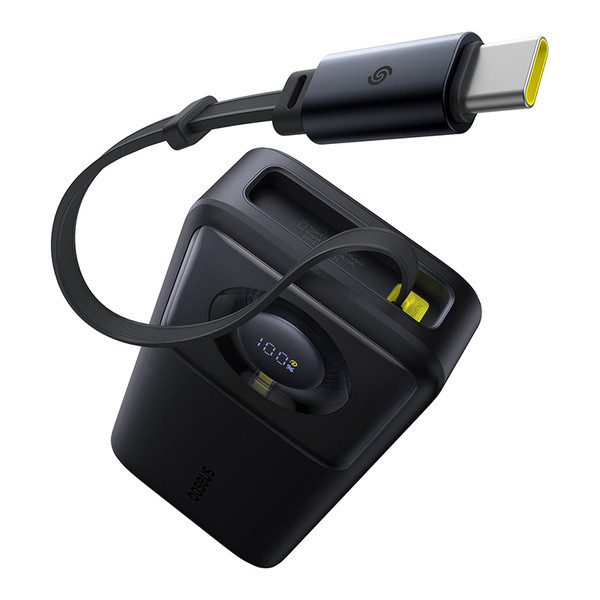 Baseus Free2Pull | Power Bank z wbudowanym kablem USB-C 65W PD 