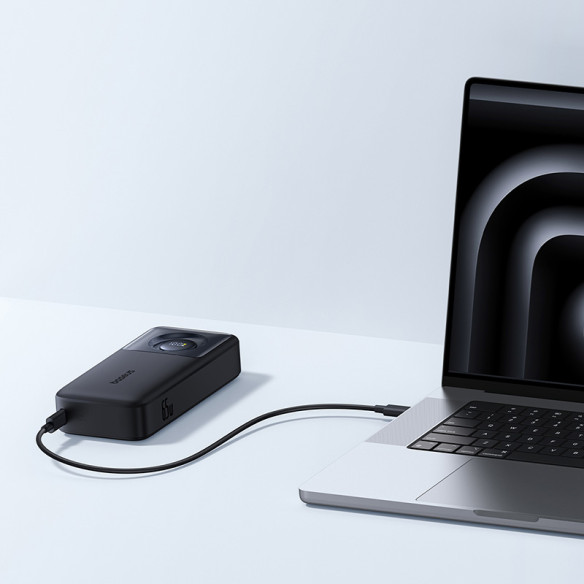 Baseus Free2Pull | Power Bank z wbudowanym kablem USB-C 65W PD 