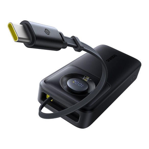 Baseus Free2Pull | Power Bank z wbudowanym kablem USB-C 65W PD 