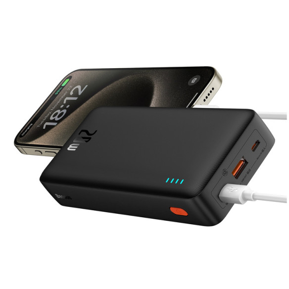 Baseus Airpow | Power Bank z szybkim ładowaniem PD 20W 20000mAh, kabel USB-C