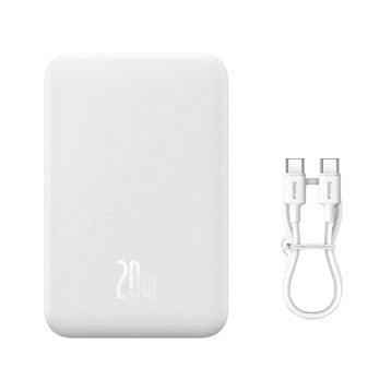 Baseus Magnetic Mini | Power Bank 20000mAh 20W z ładowaniem bezprzewodowym MagSafe Overseas Edition