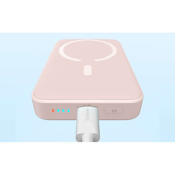 BASEUS Magnetic Mini Wireless Fast Charge Power Bank 10000mAh 20W Pink