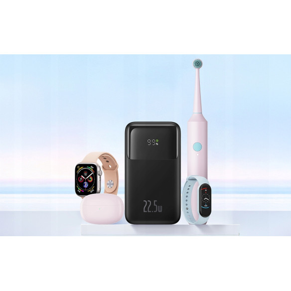 Baseus Comet Series Dual-Cable Digital Display Fast Charge Power Bank 20000mAh 22.5W