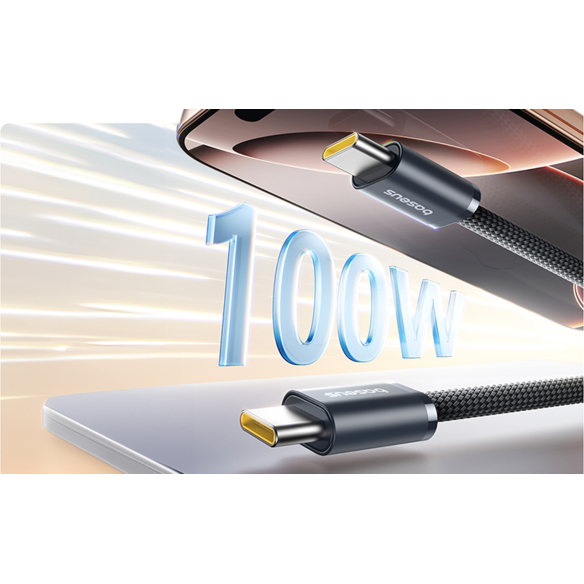 Baseus Dynamic 4 Pro | Kabel magnetyczny USB-C do USB-C 100W PD QC