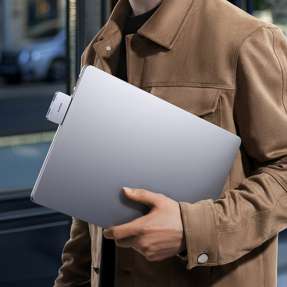 Baseus UltraJoy Series 2 | HUB Adapter USB-C do 2x USB 3.0 5Gb/s, OTG