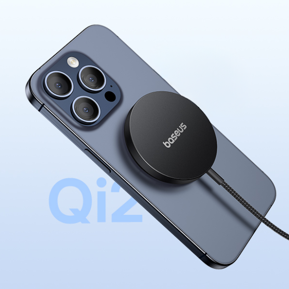 Baseus Simple Mini4 Air Magnetic Wireless Charger Qi2 15W Cluster Black