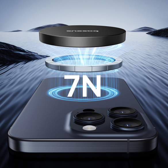 Baseus Simple Mini4 Air Magnetic Wireless Charger Qi2 15W Cluster Black