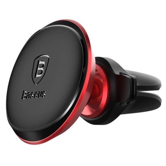 Baseus Magnetic Air Vent | Uchwyt magnetyczny samochodowy na telefon do kratki nawiewu z klipsem na kable