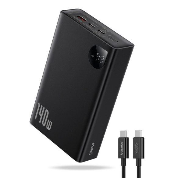 Baseus Adaman Digital Display | Power Bank 22800mAh 140W 2x USB-C, 1x USB-A