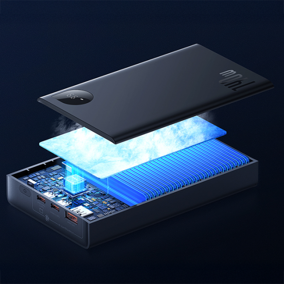 Baseus Adaman Digital Display | Power Bank 22800mAh 140W 2x USB-C, 1x USB-A