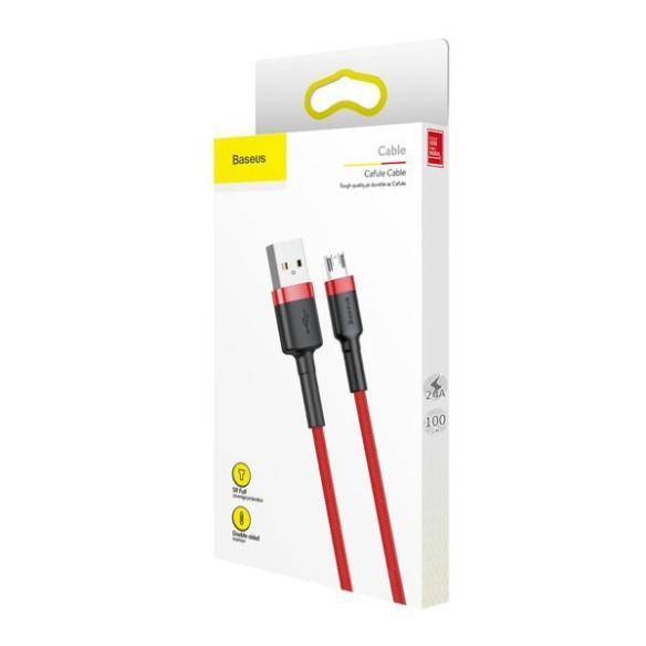 Baseus Cafule | Kabel USB - Micro USB dwustronny Quick Charge 2.4A 100cm 