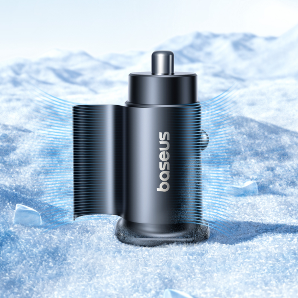 Baseus GoTrip | Ładowarka samochodowa USB-A USB-C PD 30W QC