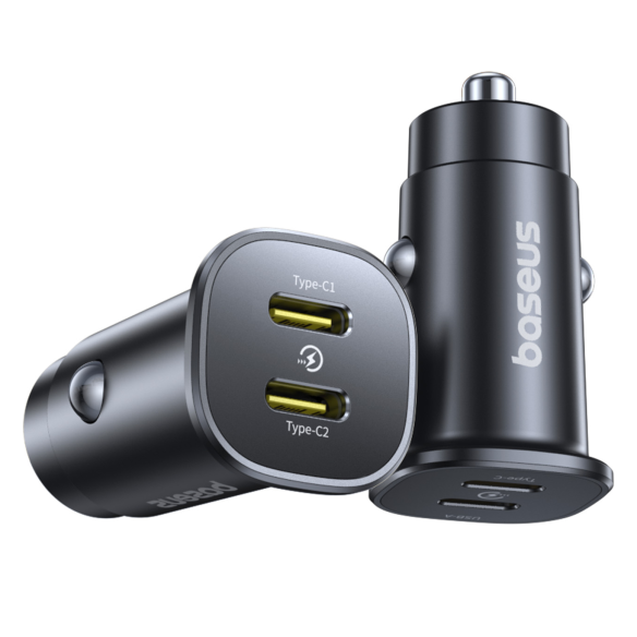 Baseus GoTrip | Ładowarka samochodowa USB-C USB typC 30W PD QC