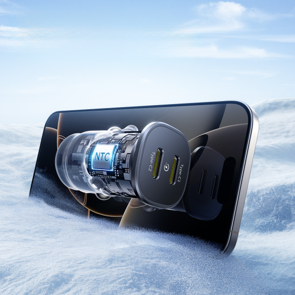 Baseus GoTrip | Ładowarka samochodowa USB-C USB typC 30W PD QC