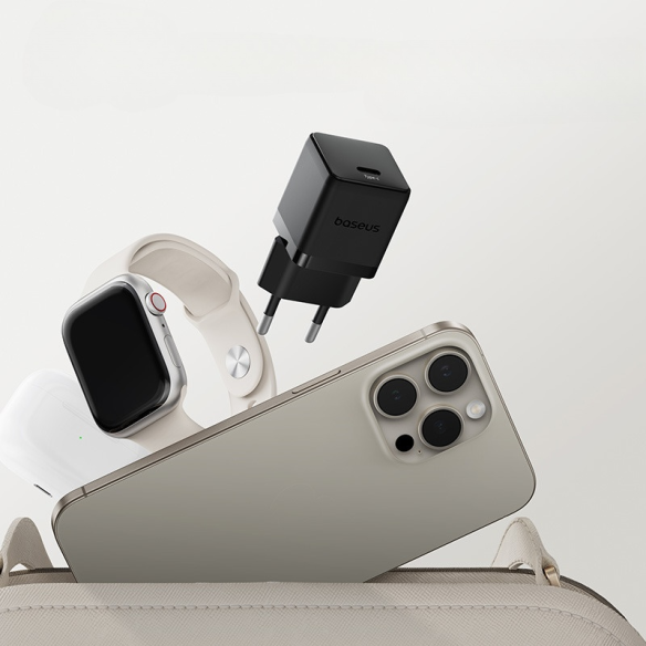 Baseus Palm | Szybka Ładowarka Sieciowa USB-C 30W PD QC